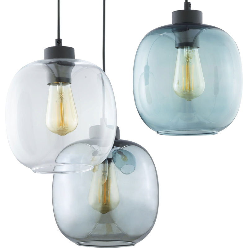 TK-Lighting Hängeleuchte Elio LED Pendelleuchte Lampe dimmbar bunt transparent - 5901780531843