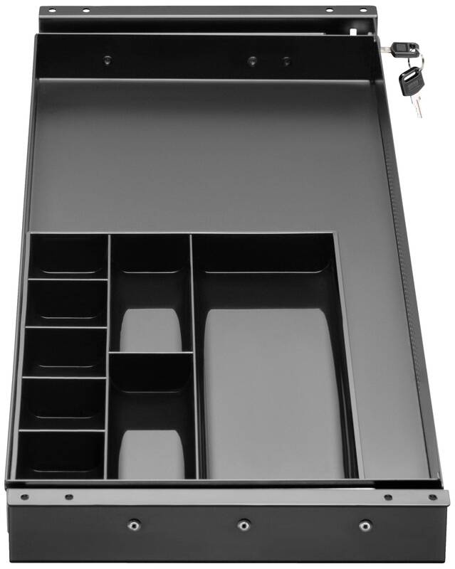SpeaKa Professional SP-10938492 Untertisch-Schublade 740 x 449 mm abschließbar - 4064161240541
