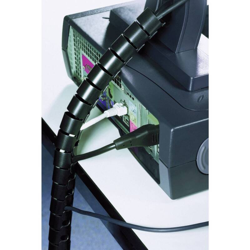 HellermannTyton Kabelschlauch HWPP-20MM-PP-BK-Q1 21mm max halogenfrei schwarz - 5022660435003