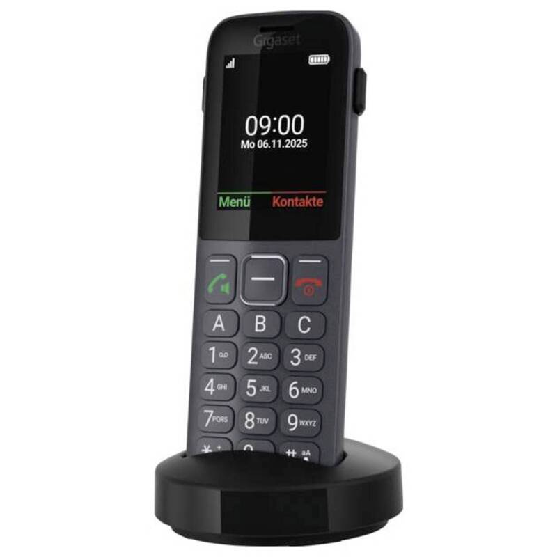 Gigaset Handy COMFORT 600 SIM LTE Mobiltelefon Schwarz Grau 128GB Bluetooth 4G - 4255781906416
