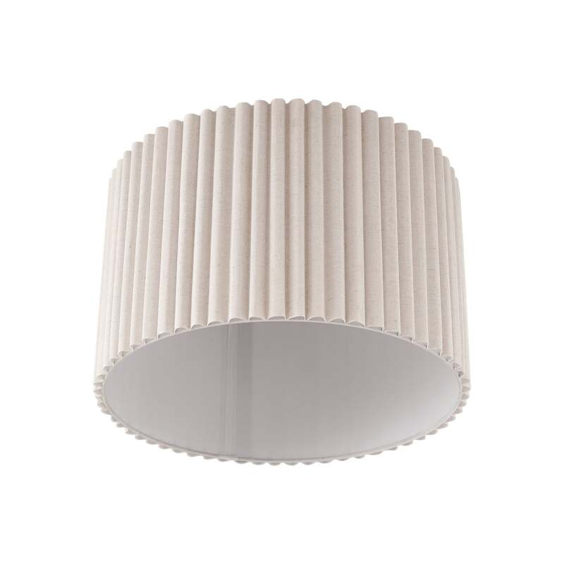 Lindby Deckenleuchte Libbie Ø 45 cm creme Textil dimmbar E27 15 W LED - 4255830903663