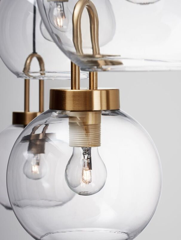 Nova Luce Pendelleuchte Hängeleuchte Lampe IRVINE Gold dimmbar 4-flg SIEHE TEXT - 5212017430991