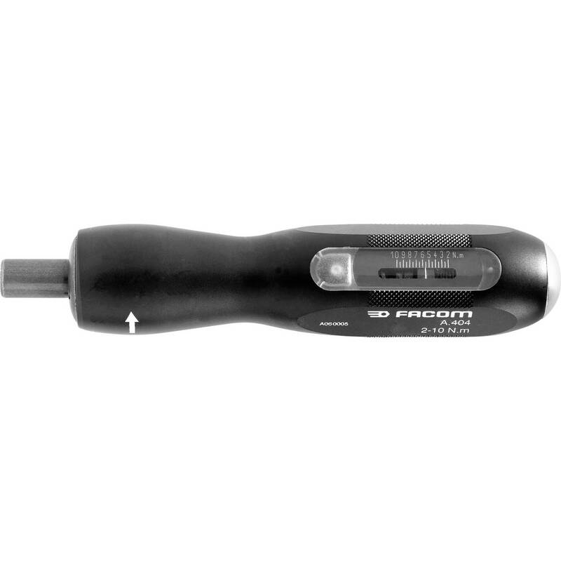 Facom A.404 Drehmoment-Schraubendreher 2-10 Nm 1/4" Antrieb Innensechskant - 3148516660480