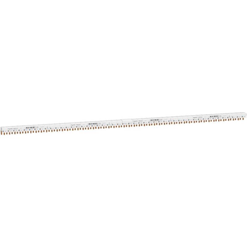 Schneider Electric Phasenschiene A9XPC748 3 Phasen isoliert 80A 400V weiß 862mm - 3606489443528