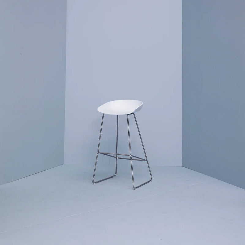 HAY Barhocker Hocker AAS 38 Kunststoff Sitzschale Stahlgestell grün - 5710441377696