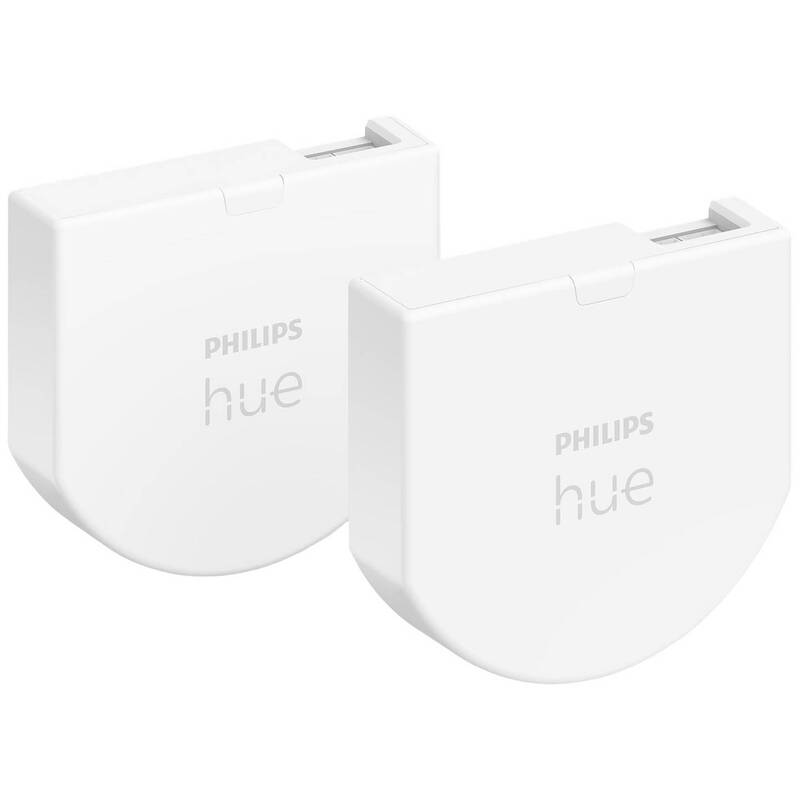 Philips Hue Wandschalter Modul 871951431802100 Wandschalter Lampe 2er Set Weiß - 8719514318021