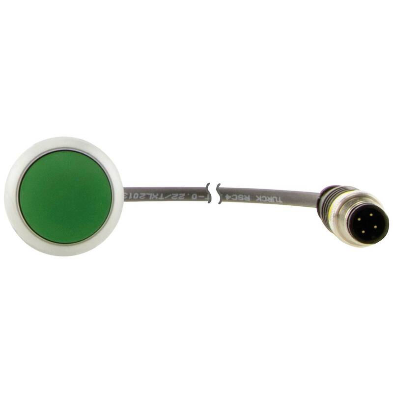 Eaton Drucktaste flach Taster 1 S Schalter rund grau Bedienfeld - 4015081811687