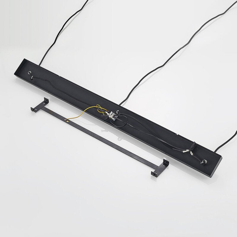 Lindby Pendellampe Tarjei 120cm schwarz/gold Metall 3xE27 dimmbar - 12755735109918