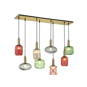 B-Ware Orion Pendelleuchte Hängeleuchte Carneval LED Lampe Leuchte dimmbar bunt 140cm