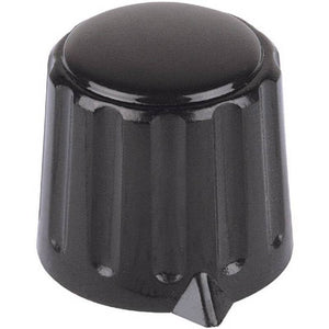 B-Ware Mentor Drehknopf 4310.6131 Knopf Zeiger Schwarz 15x20 mm ohne Kappe 50 STÜCK