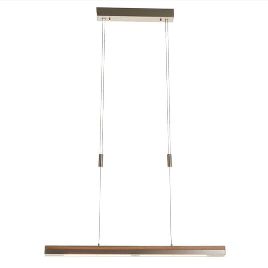 Rothfels Pendelleuchte Hängelampe LED Eichenholz Nickel matt Länge 78 cm - 4251096531695