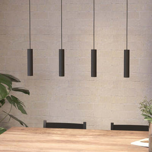 B-Ware Eglo Pendelleuchte Hängelampe Almudaina LED dimmbar schwarz 4-flg 84cm Leuchte