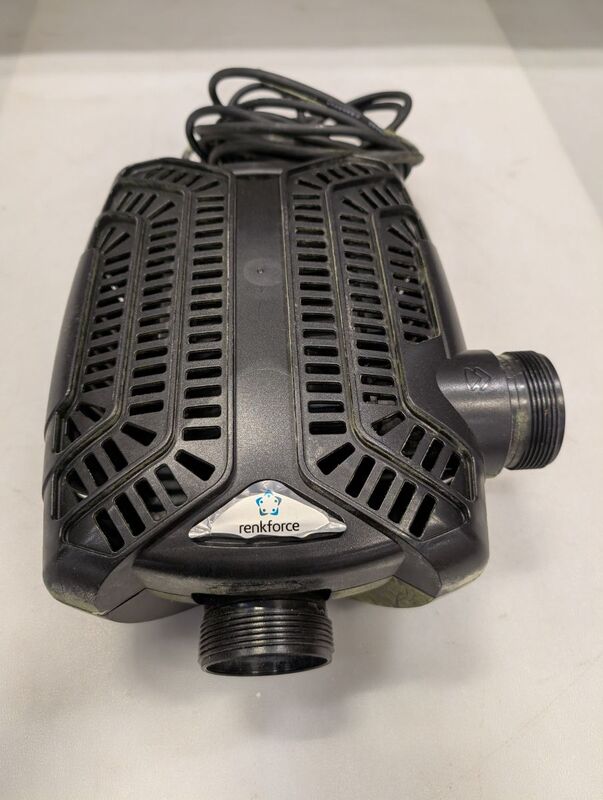 Renkforce RF-4605400 Bachlaufpumpe 14000 l/h Teichpumpe Wasserpumpe Pumpe - 4064161151465