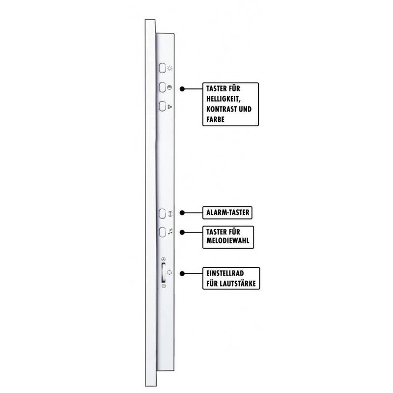 M-e Modern-electronics VDV-503 WW Vistadoor Video Intercom Indoor - 4250109169535