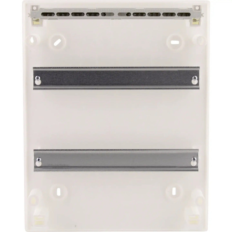 Intratec Verteilerschrank Aufputz 24 Teilungen 2 Reihen IP40 ABS Signal-Weiß - 4260398179191