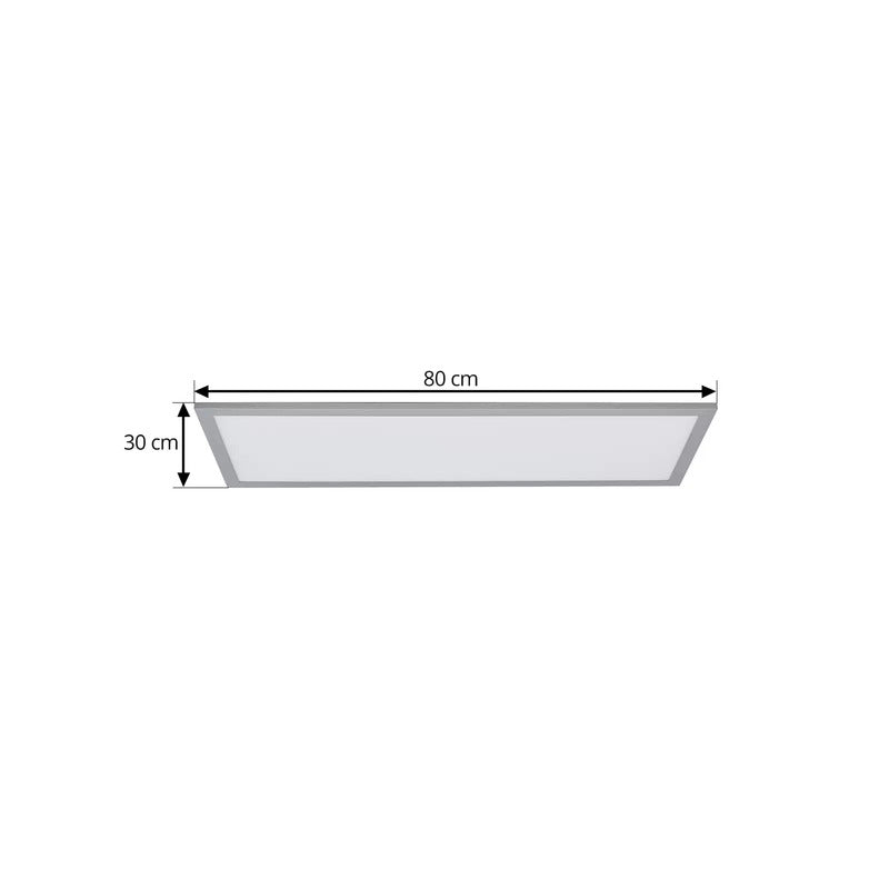 Arcchio LED Panel Deckenleuchte Lyndra Aluminium silber dimmbar CCT Beleucht837 - 4251911786842