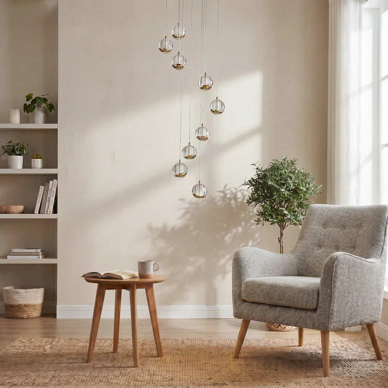 Lucande Hängelampe Hängeleuchte Hayley LED Pendelleuchte Lampe gold Ø40cm - 4251096583427