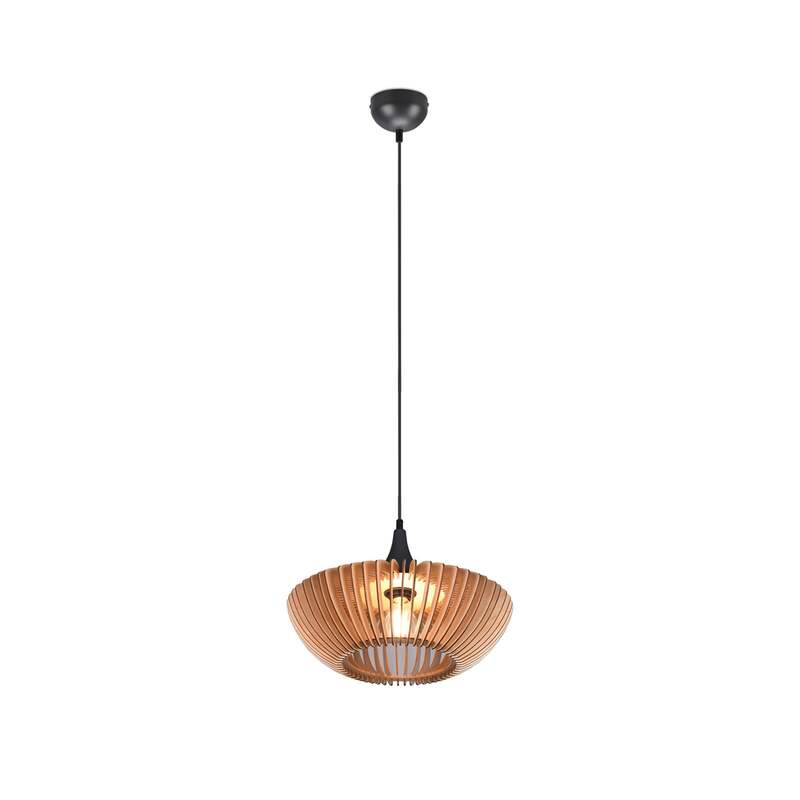 TRIO LIGHTING Hängelampe Hängeleuchte Colino LED Pendelleuchte dimmbar Holz hell - 4017807540277