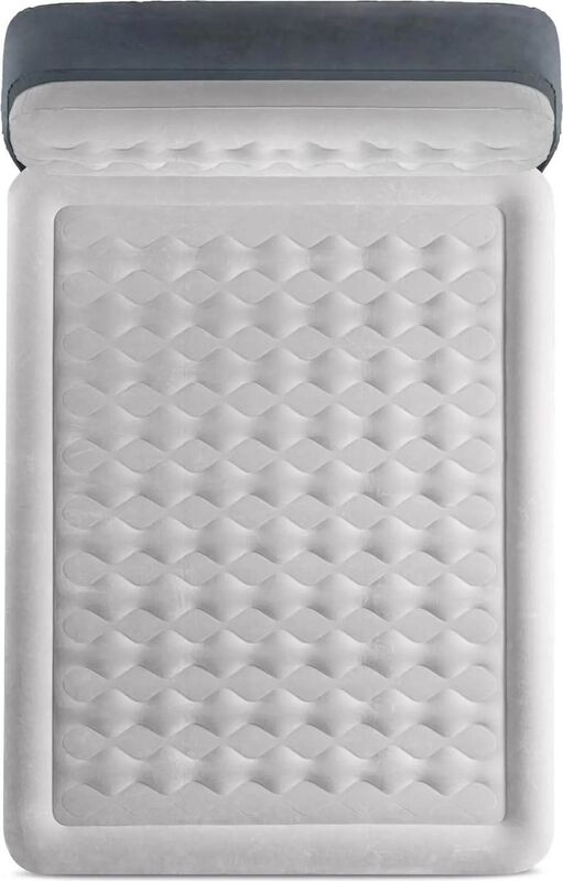 Intex Luftbett DuraBeam UltraPlushHeadboard 236x152cm grau weiß 272kg Tragkraft - 6941057422992