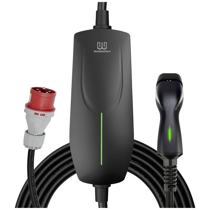 Wissenergy Mobile Ladestation Typ 2 Mode 2 16A 11kW IP66 grau 6m Kabel Länge - 4064161260150