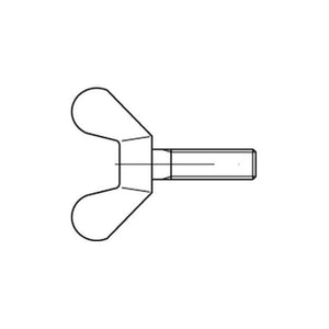 B-Ware Reyher Din 316 Flügelschraube Schraube M12x60 Temperguss Flügelkopf 20 Stück