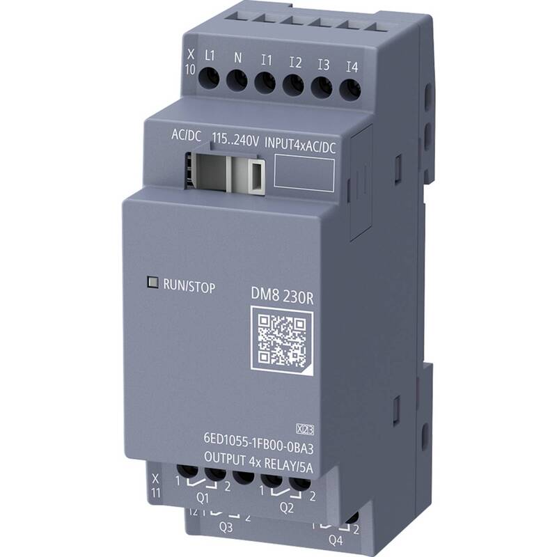Siemens SPS-Erweiterungsmodul 6ED1055-1FB00-0BA3 LOGO! 9 115V 230V 4 Ausgänge - 4034106036737