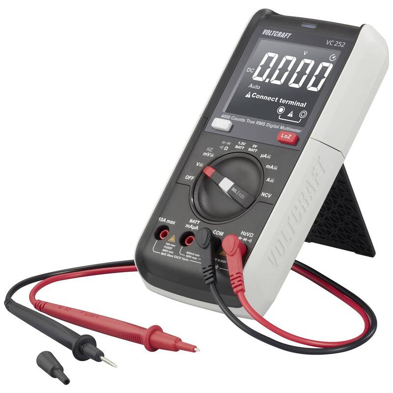 VOLTCRAFT VC252 Digital Multimeter Hand-Multimeter True RMS 600V 10A - 4064161218021