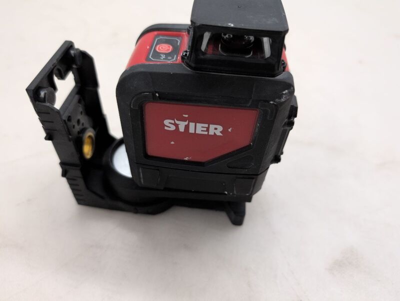 STIER Kreuzlinienlaser 360° x 120° grün Laserklasse 2 Nivelliergerät Baustelle - 4251709617129