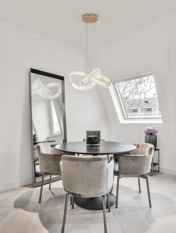 Nova Luce Pendelleuchte Hängeleuchte CONCETO LED Gold dimmbar 120cm SIEHE TEXT - 5212017440167
