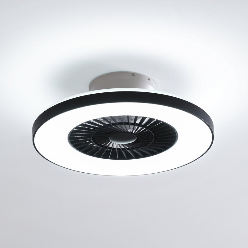 Lindby Smart LED-Deckenventilator Ventilator Paavo schwarz leise Tuya - 4251911780239
