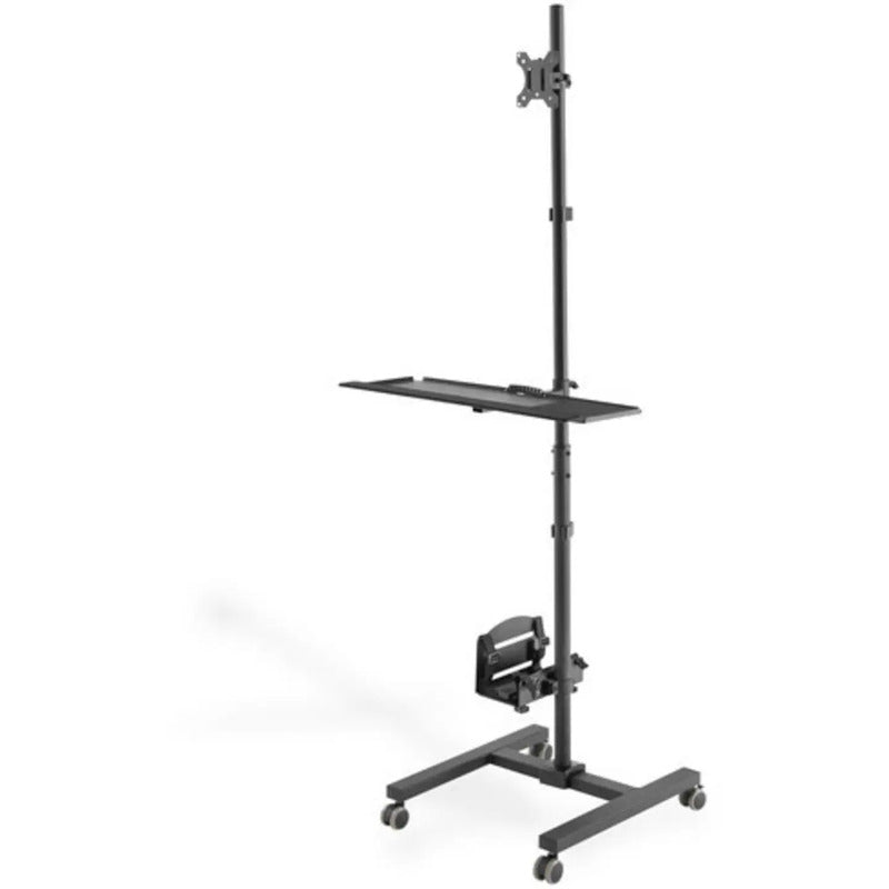Digitus Mobile Workstation Schwarz für Monitore 17-32 Zoll VESA 75x75 100x100 - 4016032457435