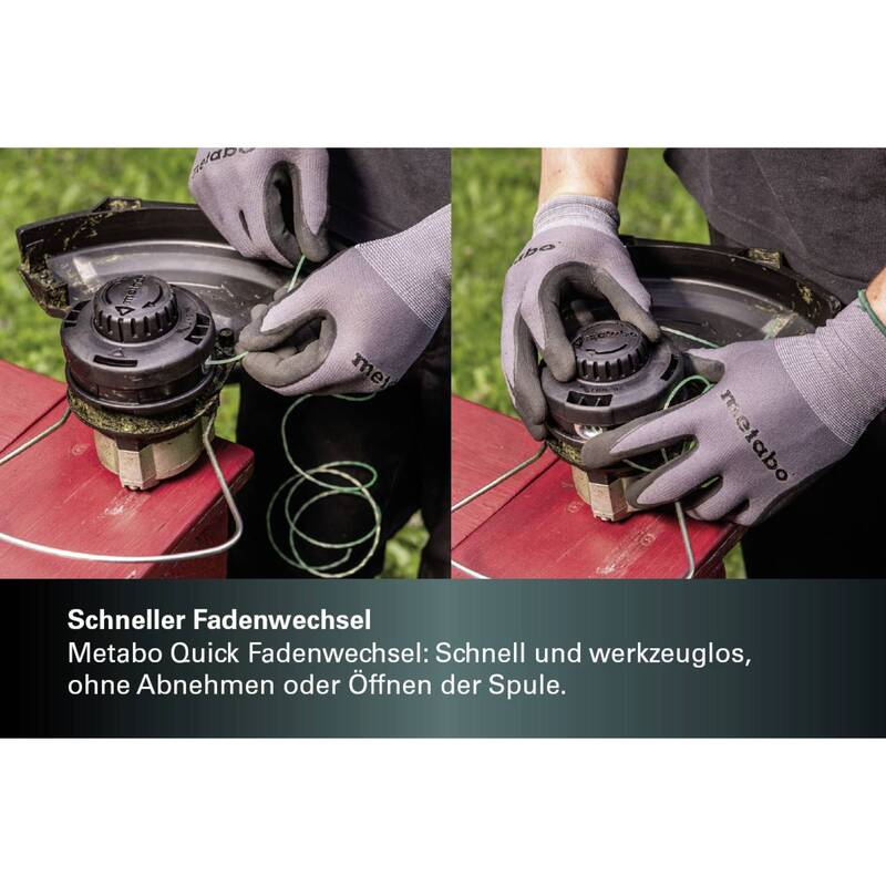 Metabo Akku Rasentrimmer RTD 18 LTX BL 30 D-Griff 18V 300mm Fadenschneider - 4061792204119
