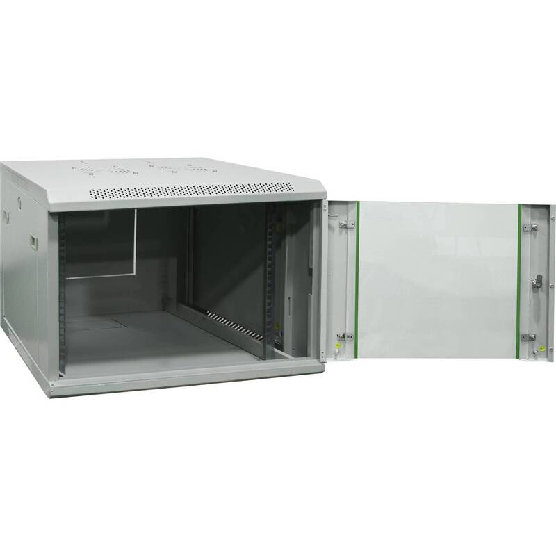 Renkforce 19 Zoll Wandgehäuse Netzwerkgehäuse 7 HE Grau 600x416mm Stahl 450mm - 4064161014869