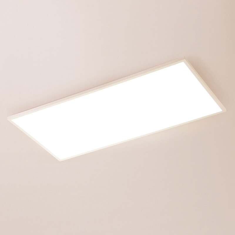 Arcchio LED-Panel Arya dimmbar Leuchte 119x59cm Aluminium Acryl weiß 75W - 4251096540413