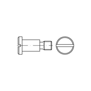 B-Ware Reyher Flachkopfschraube Schraube DIN923 Schlitz Stahl 4.8 M5x20 blank 300 STÜCK