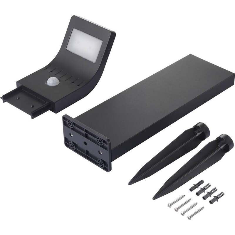 Sygonix LED-Außenstandleuchte mit Bewegungsmelder SY-4677494 Gartenlampe Lampe - 4064161161174