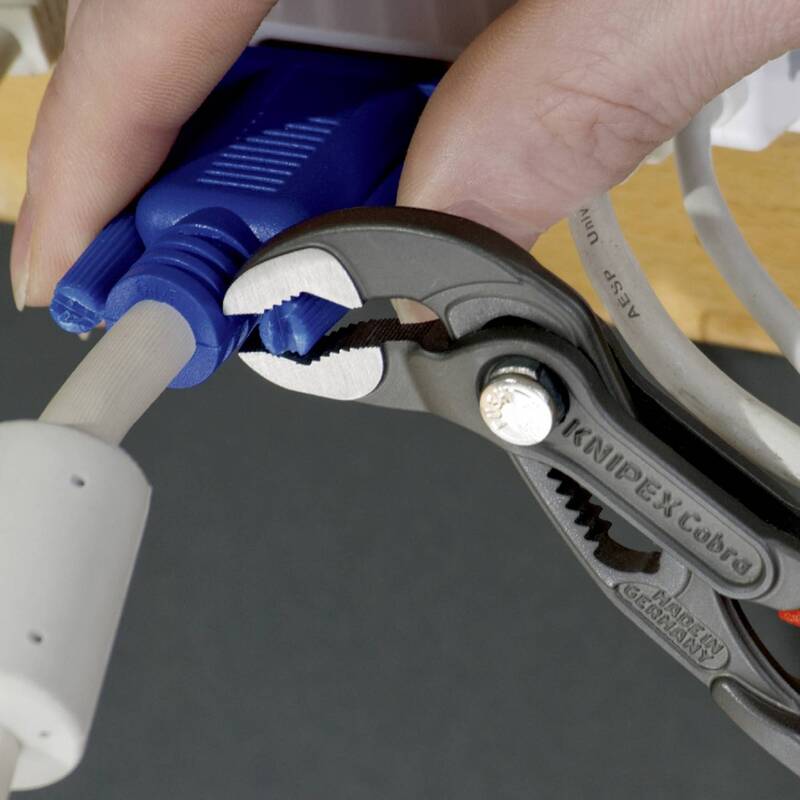 Knipex Wasserpumpenzange Zange 125 mm Chrom-Vanadium Elektrostahl  8701125 COBRA - 4003773069935