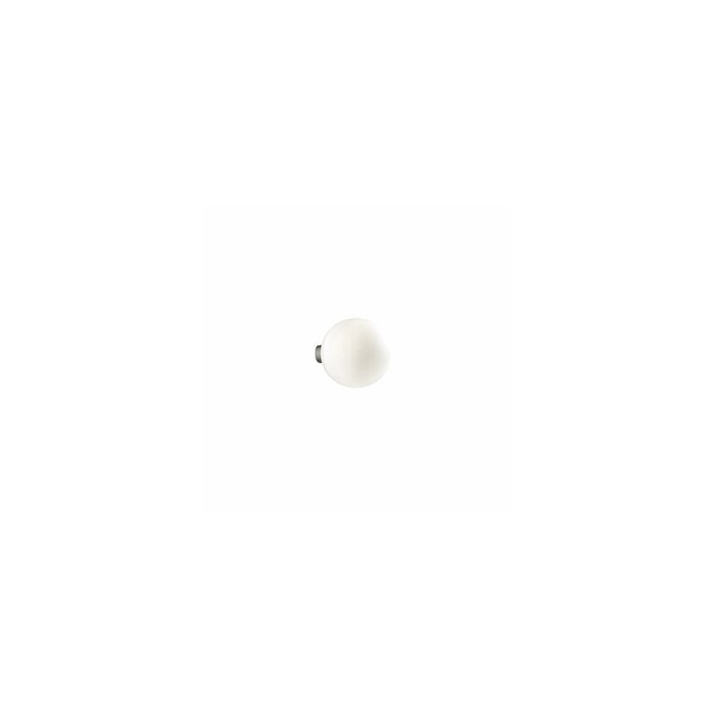 Ideallux Wandleuchte Wandlampe Mapa Bianco AP1 LED Leuchte Glas weiß verchromt - 8021696059808