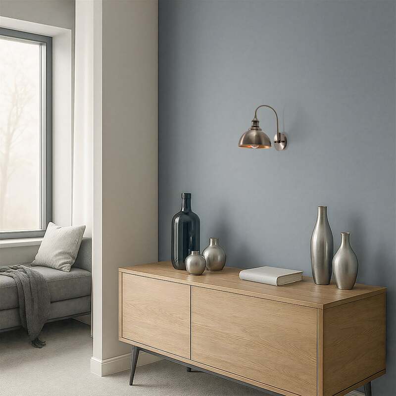 Opviq Wandleuchte Saglam altmessing 36 cm dimmbar Metall für Innenräume - 8684283492367