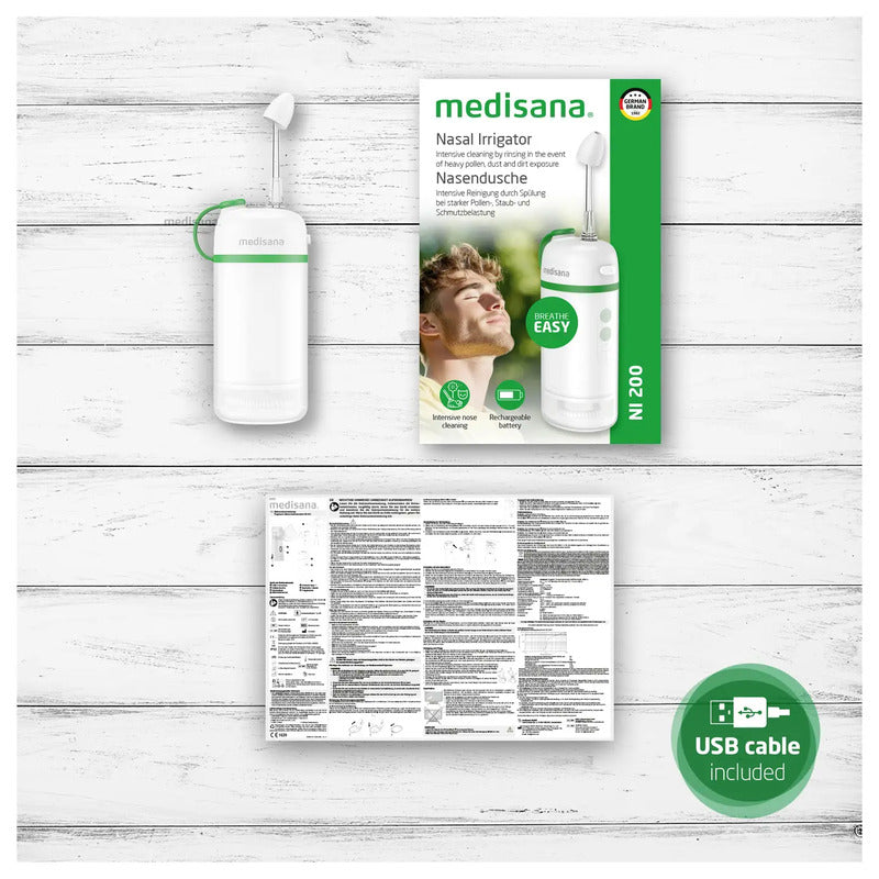 Medisana Nasendusche Nasenspülung Nasendusche zur Nasenhygiene UKCA geprüft - 4015588545955