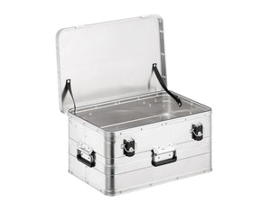 B-Ware LUX-TOOLS Aluminiumbox 47l Werkzeugbox Aufbewahrung Handgriffe Aluminium robust