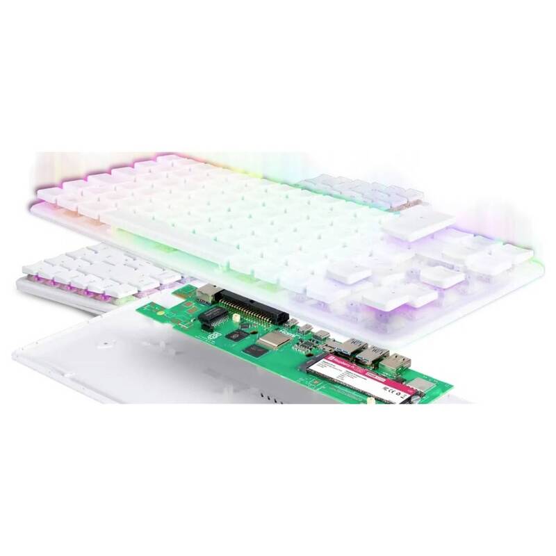 Raspberry Pi 500+ Single-Board-Computer 16GB ARM Cortex-A76 4x2.4GHz WLAN - 5056561804668