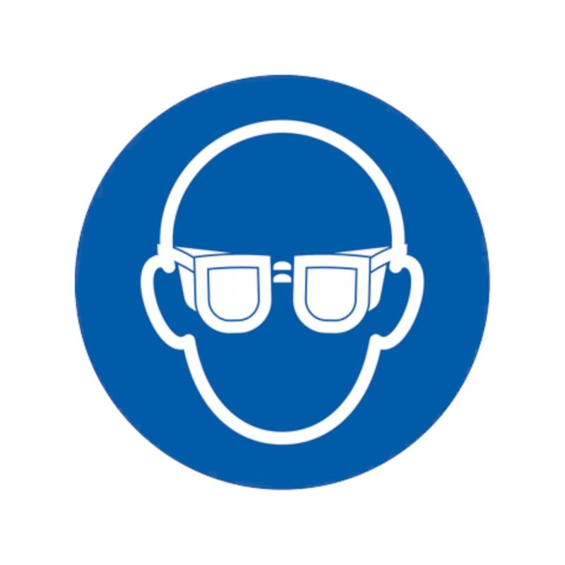 LAPP Gebotsschild Schutzbrille benutzen Sicherheitszeichen Warnschild 1 Stück - 7330965828214