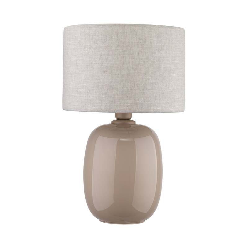 TK-Lighting Tischleuchte Melody LED Lampe Leuchte sand 48cm Höhe E27 30cm - 5906135161829
