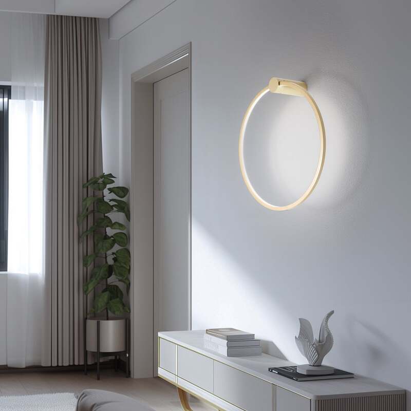 Milagro Wandleuchte Saturno LED Lampe gold 50cm 25W 4000K IP20 Metall Leuchte - 5902693788515
