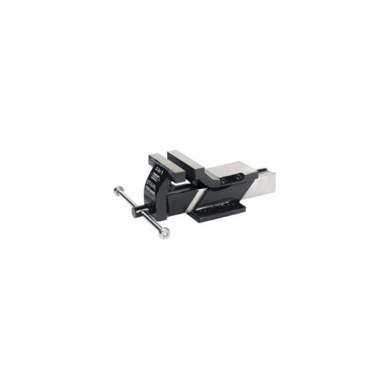 WABECO Schraubstock Spannstock Werkzeughalter 100mm Präzisionsschraubstock grau - 4005725401022