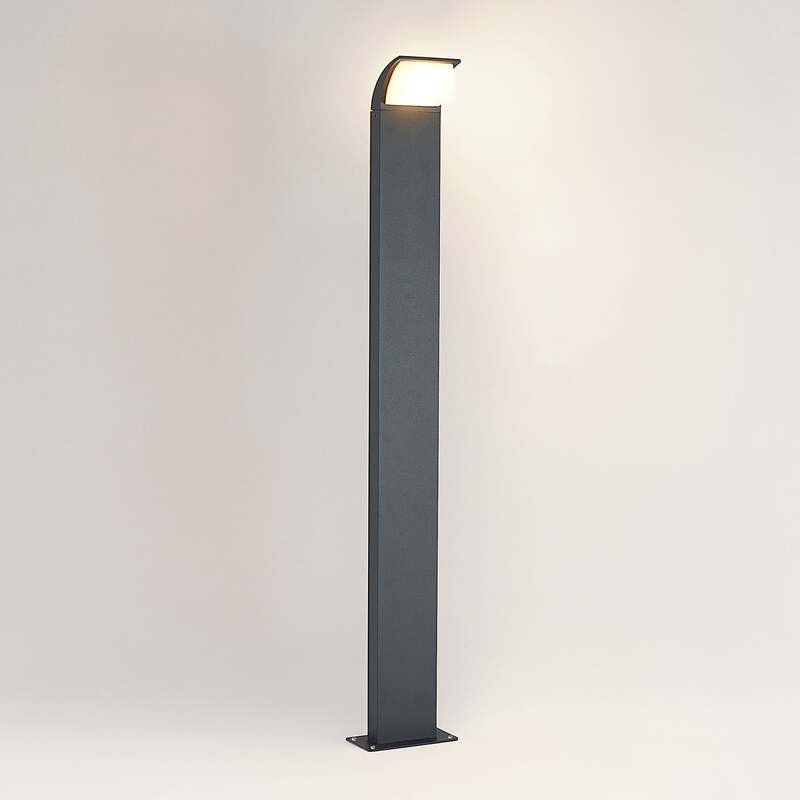Lucande Wegeleuchte Gartenleuchte Tinna LED Pollerleuchte anthrazit 100cm IP65 - 4251096582406