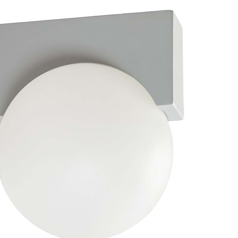 Lucande Außenwandleuchte Vijon LED Gartenlampe CCT IP44 hellgrau 1140 Lumen - 4255830907661