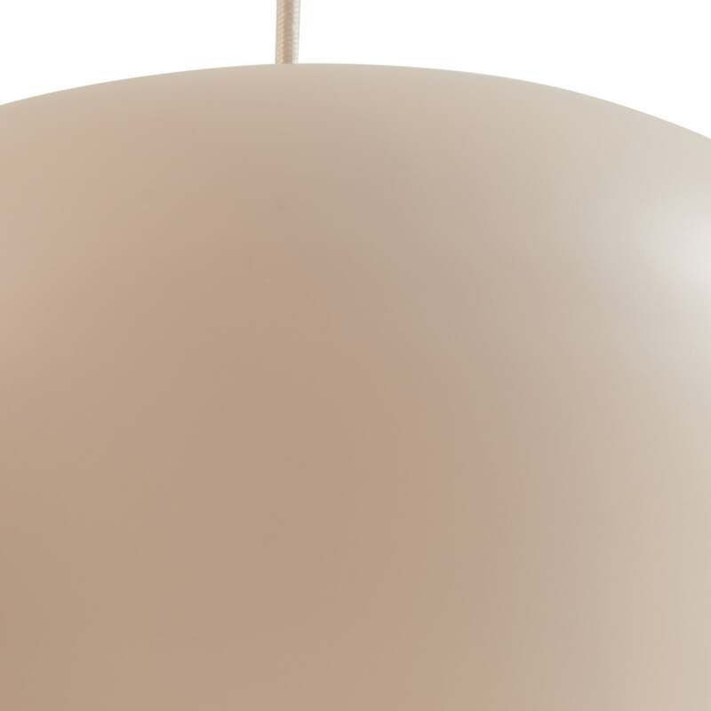 Lucande Hängeleuchte Malisa beige 3-flammig Metall 90 cm dimmbar E27 - 4251911796414