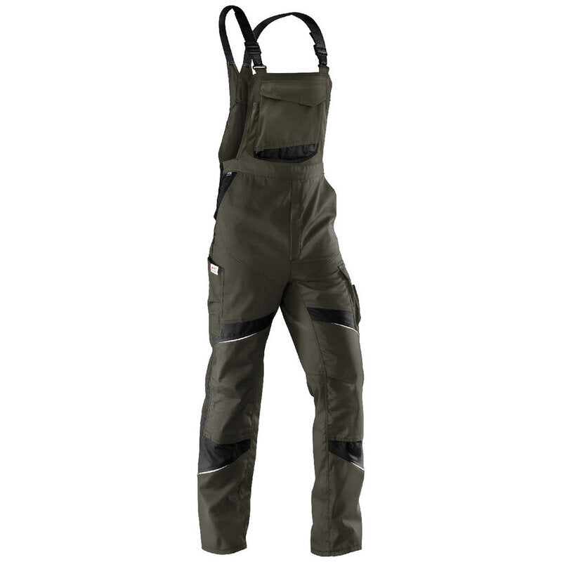 KÜBLER WORKWEAR Latzhose ACTIVIQ 3250 oliv/schwarz, Größe 58 Arbeitshose Hose - 4053813279992